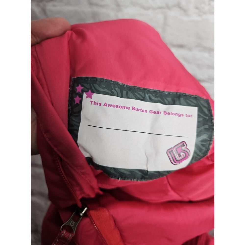 burton dry ride youth size 5 bib snow pants ski pants Pink Girls - Picture 5 of 11